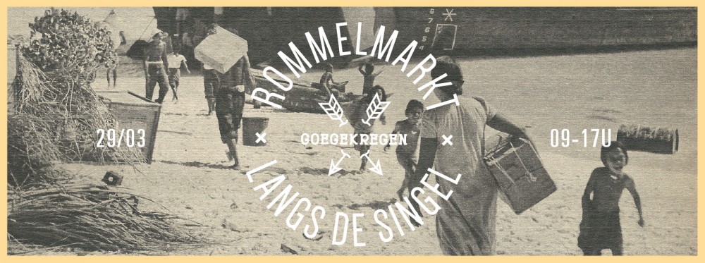 29/03 FLEA MARKET ALONG ANTWERP CANAL
