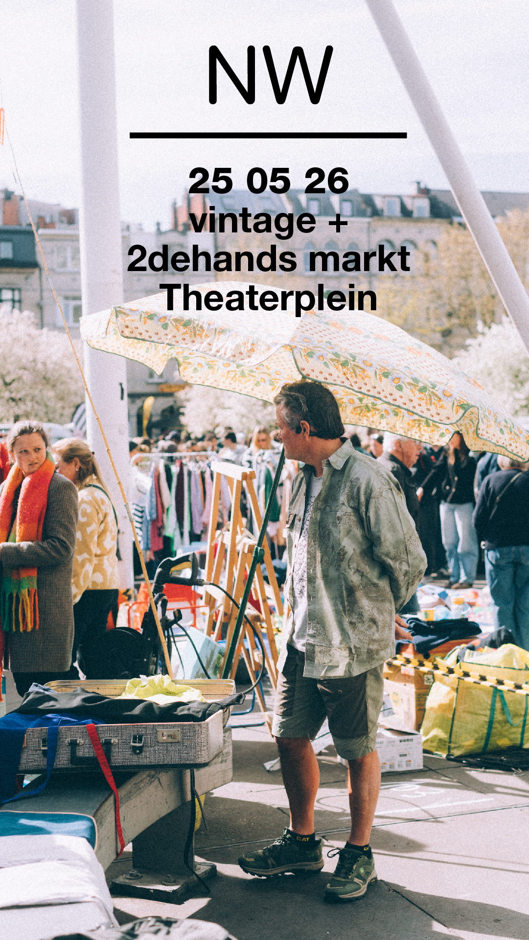25.05   Vintage + tweedehands markt Theaterplein