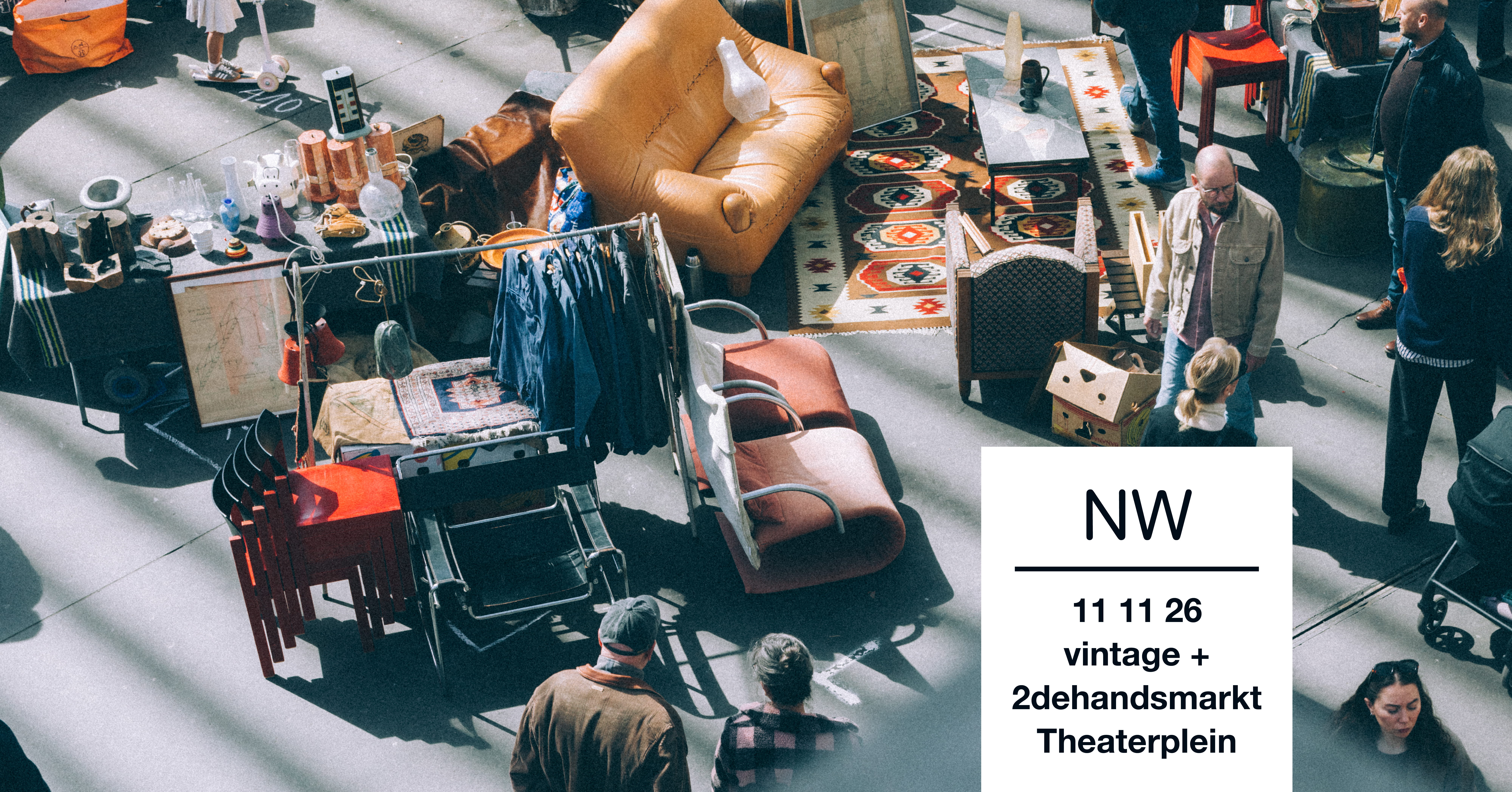 11.11   Vintage + tweedehands markt Theaterplein