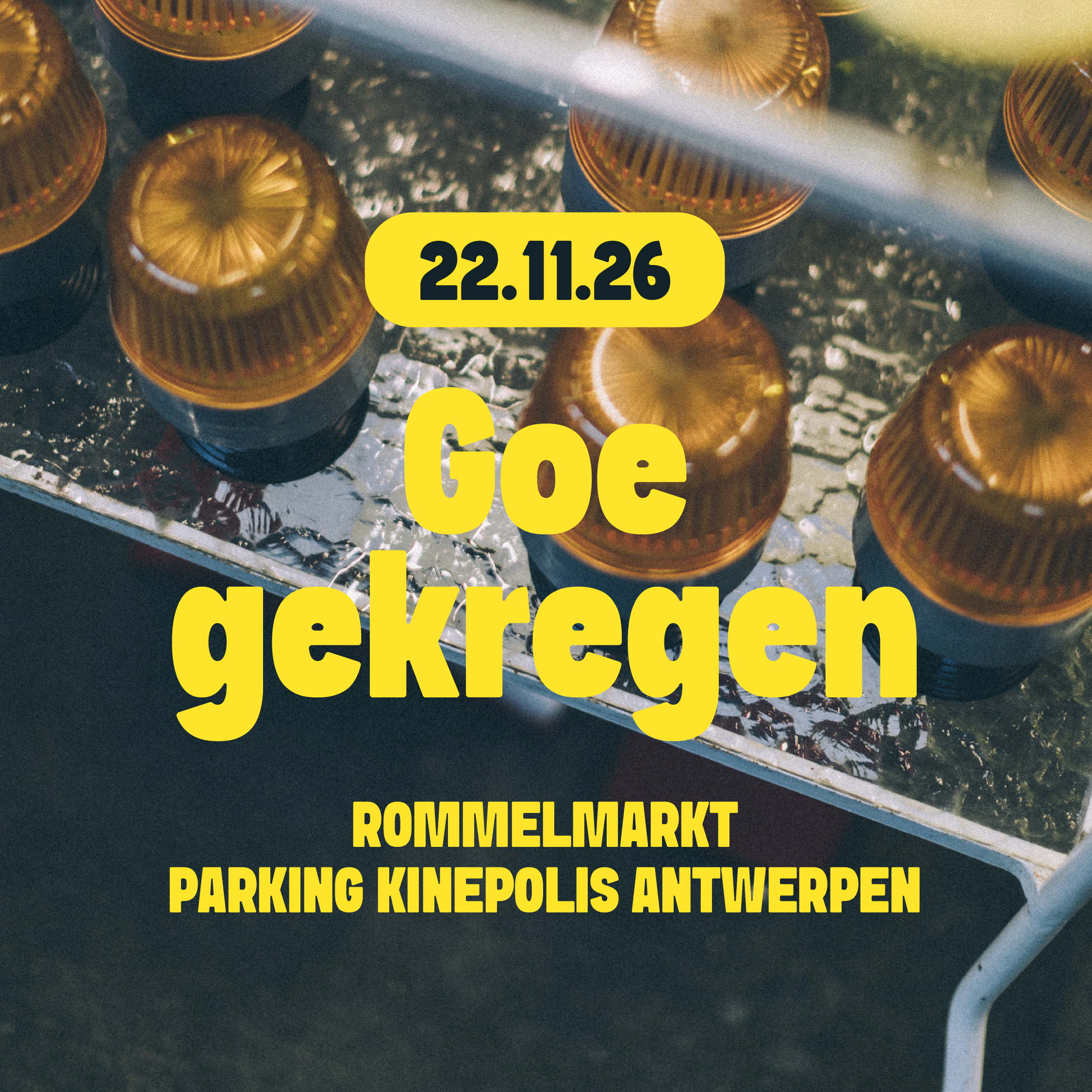 22.11   Rommelmarkt indoor parking Kinepolis Antwerpen